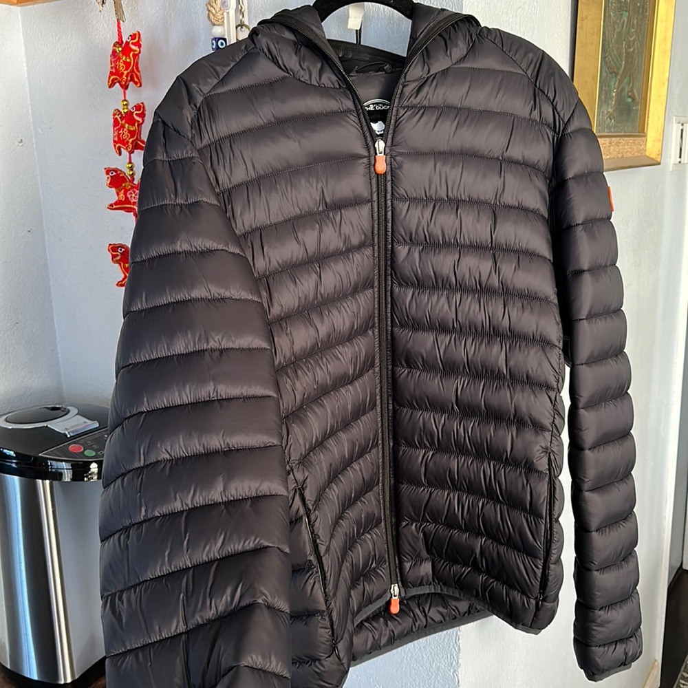 Save the Duck Jacket, Black, Men’s Large